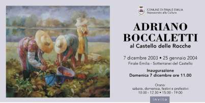 Adriano boccaletti al Castello delle Rocche